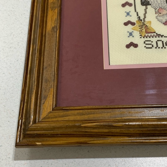 Joyous Noel Framed Cross-Stitch Art - Picture 13 of 16